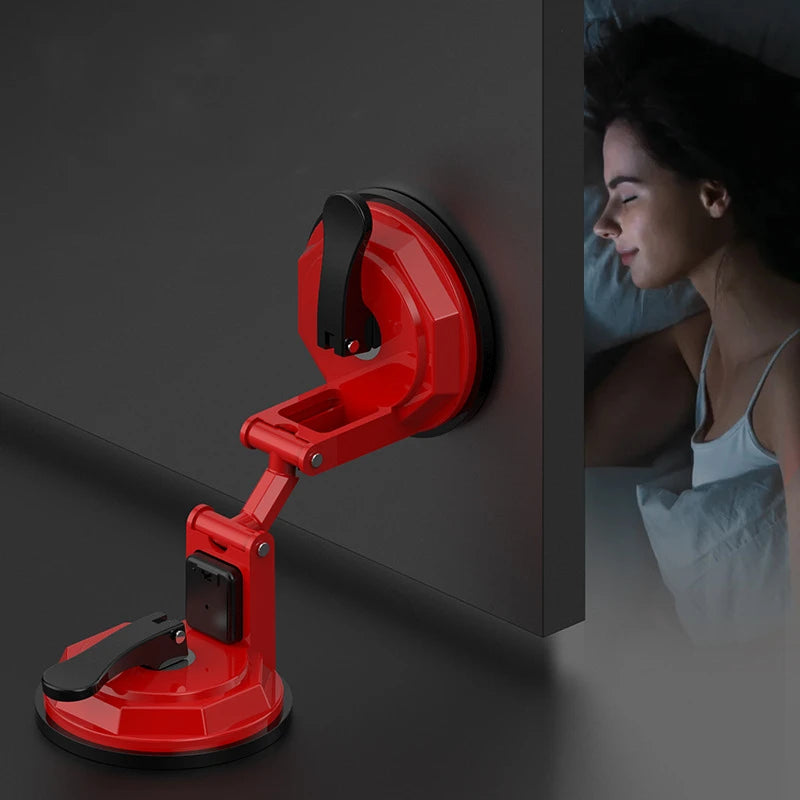 Portable alarm door lock